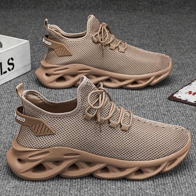 Hoge Kwaliteit Sneakers Heren Zomer Ademend Mode Lichtgewicht Hardlopen Tennisschoenen Comfortabele Casual Schoenen voor Heren Grote maat 46 39 gray
