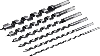 Meister Slangenboorset 6-Delig 6, 8, 10, 12, 16, 20 mm