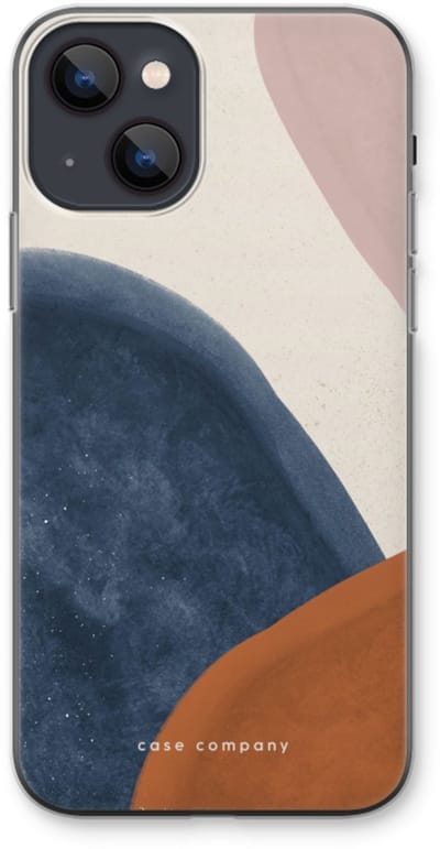 Case Company® - Hoesje geschikt voor iPhone 13 hoesje - Geo #1 - Soft Cover Telefoonhoesje - Bescherming aan alle Kanten en Schermrand