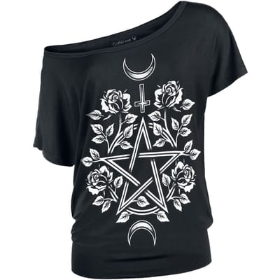 Gothicana by EMP - Gothic T-shirt - Nu-Goth - S tot XXL - voor Vrouwen - zwart