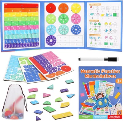 Magnetisch Breukrekenmateriaal voor Kinderen - Montessori Wiskunde Leerspeelgoed