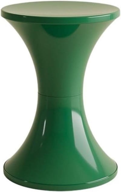 Bijzettafel Krukje - Mini Bankje - Opbergen Woonkamer - Verborgen Opbergvak - Compact Formaat - Groen