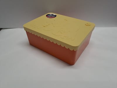 Blafre lunchbox beer oranje lichtgeel