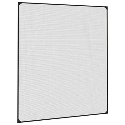 vidaXL - Insectenhor - voor - ramen - magnetisch - 130x150 - cm - antracietkleurig