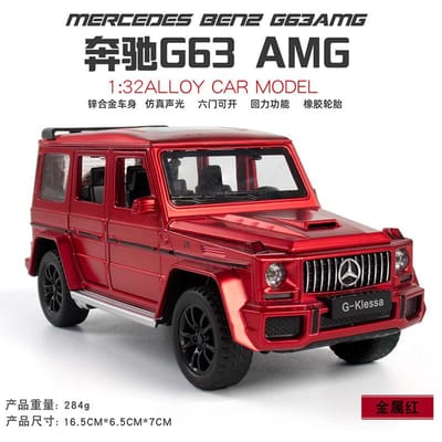 1:32 Mercedes Benz G63 Amg W463 Off Road Suv Legering Metaal Diecast Model Auto Simulatie Huis Trendy Ornament Verzameling Hobby Cadeau brown