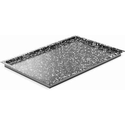 HENDI Convectomat bakplaat - geëmailleerd staal - antiaanbaklaag - 600x400 mm - hittebestendig tot 300°C