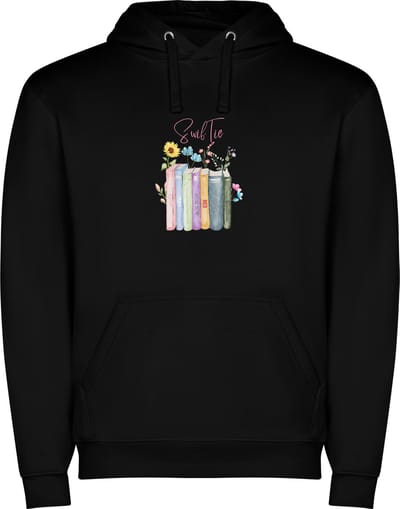 Zwarte unisex hoodie met “Swiftie“ Print Full Color merk Roly maat S