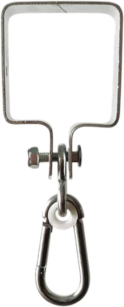 Schommelhaak - Ophangbeugel - Stoel Ophangen - Geruisloos Draaimechanisme - 18 x 10 x 6 cm - Zilverkleurig