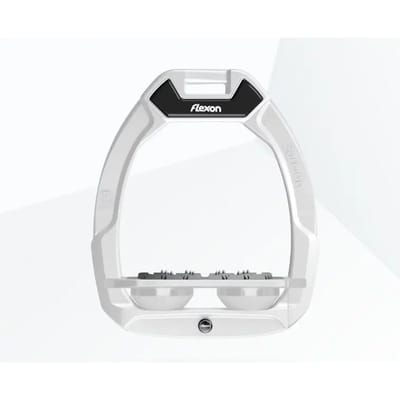 Veiligheidseisen van paardrijden Plat Ultra Grip Wit/Grijs/Wit Flex-On Safe-On