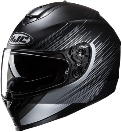 HJC C70N Sway Zwart Wit Integraalhelm - Helm