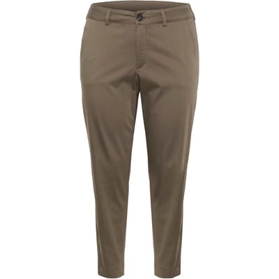 Damesbroek 7/8 chino KAFFE Curve Leana