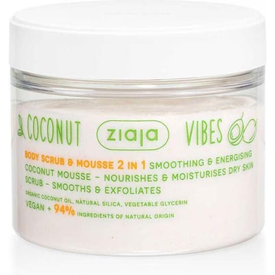 Lichaam Exfoliator Ziaja Coconut & Orange Vibes 270 ml Mousse