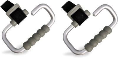 Kinderwagen Haken - Luiertas Haken - Winkelen & Reizen - Universele Fitting - 2 Stuks - Aluminium Zilver