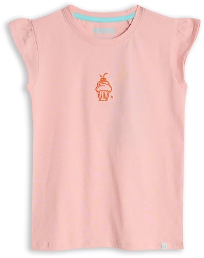 4PRESIDENT T-shirt meisjes - Powder pink - Maat 92 - Meiden shirt