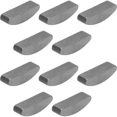 Dailygoods- Steerwiel Sleutel - 10 Stuks - Houtruff Sleutel - Geschikt voor 110cc/120cc/125cc/140cc - Roestvrij/Slijtvast - Hoogte 4 mm