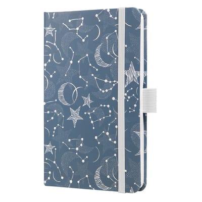 Sigel weekagenda Beauty 2026 - formaat A6 - Cosmic Fantasy Blue - hardcover - SI-J6348
