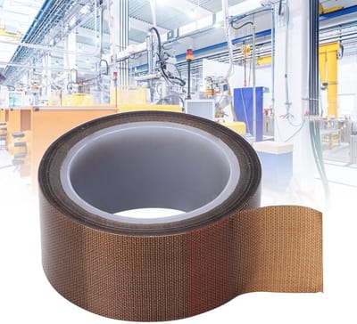 Dailygoods- Afdichtingstape Zelfklevend - PTFE Tape - Hoge Temperatuur - Rol 10m - Vervanging Vacuümverzegelaar - Belangrijke Barrière - Isolatietape