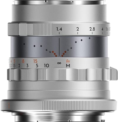 Thypoch FF 28mm f1.4 Canon RF-mount, silver