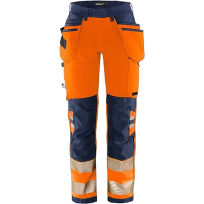 Hoog zichtbaarheid werkbroek klasse 2 dames Fristads Outdoor 2664 GSTP