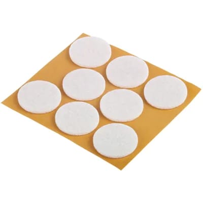 Fix-o-moll Meubelglijder Viltglijders - Zelfklevend - Vilt - Diam. 28mm - Rond - 8 Stuks