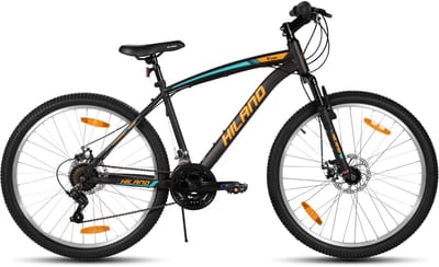HILAND Ridge Mountainbike - 26 Inch - 18 Versnellingen - Robuust Stalen Frame - Dubbele Schijfremmen - MTB voor Heren & Dames