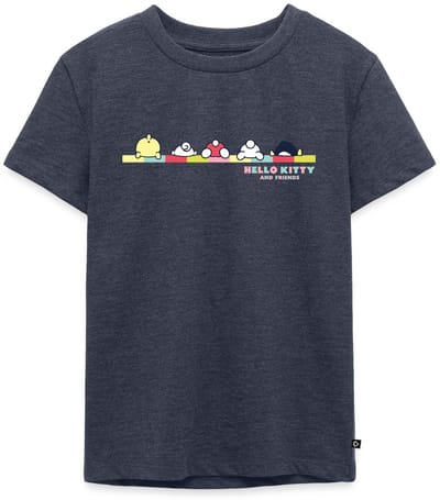 Hello Kitty En Vrienden Achterste Premium T Shirt Kinderen
