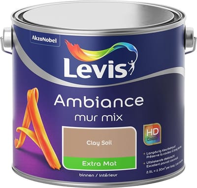Levis - Ambiance Mur Extra Mat Mix - Clay Soil - Mengverf - 2,5 L