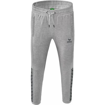 Erima Essential Team Sweatbroek Kinderen - Slate Grey / Licht Grey Melange | Maat: 140