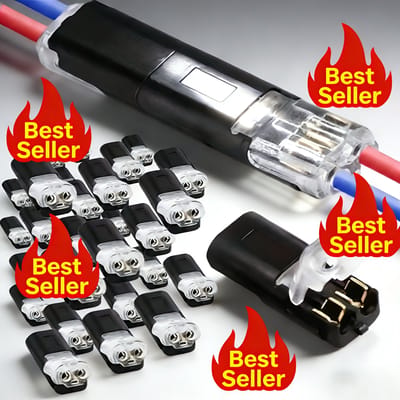 Waterdichte Elektrische Connector 1/2/3 Pin voor Auto's - Strip Terminal Verzegeld en Stofdicht Auto Kabel VerbindingConnector 1 Pin Auto Terminal 2 Pin Waterdicht Connector 3 Pin Verzegeld Strip