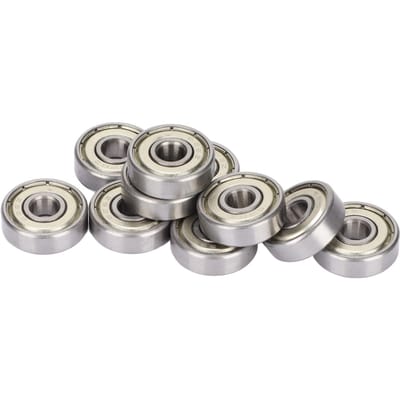 10 Pièces Roulement à Billes à Gorge Profonde Double Blindé Acier Quincaillerie 626Z 6mm ID 19mm OD 6mm T