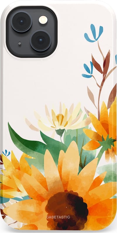 Casetastic Hoesje Geschikt voor Apple iPhone 14 Magsafe - Stijlvolle Beschermende Duo-layer Case - Stralend geel