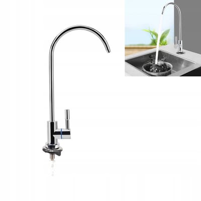 Kraan voor Waterfilter met 1/4" Aansluiting - Chroom