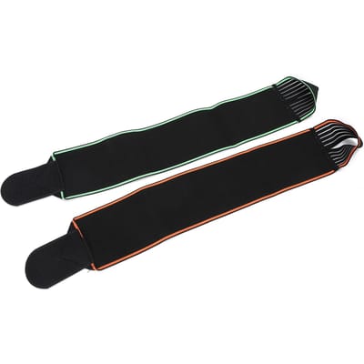 2 stuks Polssteun Bandage Hoge Elastische Fitness Polsbeschermer Polsband black