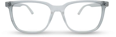 BL Way Clear Grey Matte - Blauw licht bril - Computerbril - Rechthoek - Grijs
