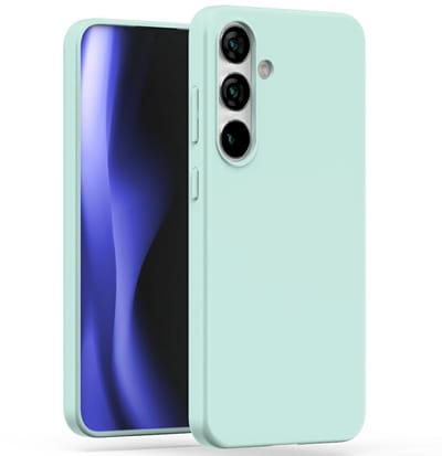 Mercury S25 Plus - Telefoonhoesje - Mintkleur - Antislip - Zacht