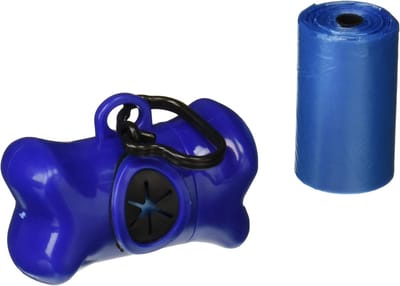 Huisdier Afval Zakken - Poep Zakjes - Hond Uitlaten - 1000 Stuks Inclusief Dispenser - Grote Maat Zakken - Blauw