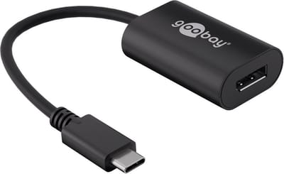 Goobay USB-C - DisplayPort 4K 60Hz adapter | zwart | 0,20 meter