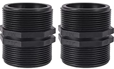 SnelShoppen - 2pcs 2 x 2 inch BSP Mannelijke Draad Slang Koppeling Fittingen Adapter voor Tuin Irrigatie Systemen, Hoogwaardige Verbindingen, Eenvoudi