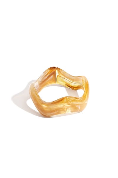 Acryl armband - Onregelmatige vorm - Eenvoudig - Dames sieraden - Verkleurt niet - Goudlief.nl