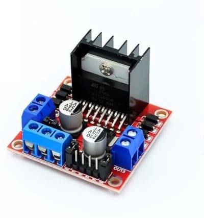 L298N Dubbele H-Brug Motor Driver voor DC- of Stappenmotor - voor Arduino en Raspberry Pi
