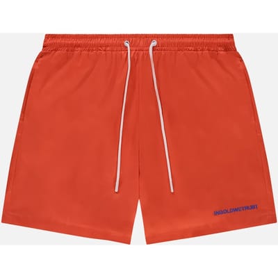 In Gold We Trust Unisex The Straight Short Red Maat: XS | Korte Broeken Outlet | Unisex | Rood