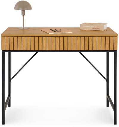 Bijzettafel PALE met 2 lades – wild eiken decor