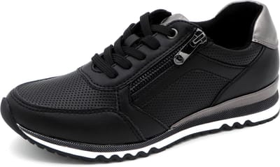 Marco Tozzi - maat 38 - Dames Sneaker - 23782-091 Zwart/Combi
