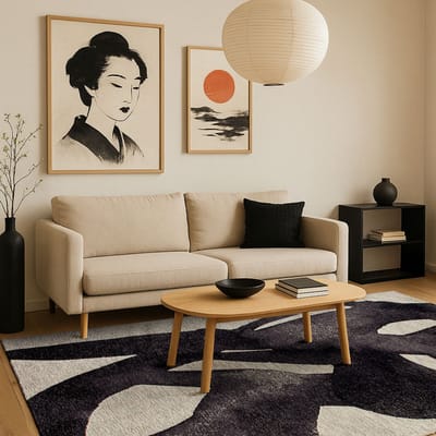 Binnen & Buiten Vloerkleed - 80 x 150 cm - Lola&Moi Swing Soot - Laagpolig Tapijt - Gerecycled PET - Made in Belgium - Circulair
