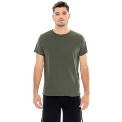T-shirt Leone 1947 Man T-Shirt Short Sleeves Slub Small Logo