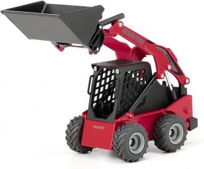 SIKU 3049, Manitou 3300V Compacte shovel, 1:32, metaal/kunststof, rood, vele functies