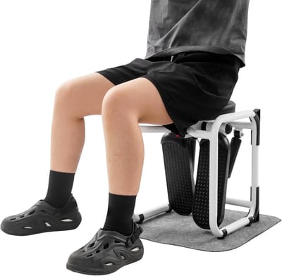 Mini stepper - Fitnessapparaat thuis - Full body training - 360 graden draaikussen - 150 kg capaciteit - Zwart