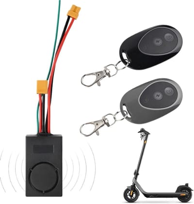 Scooter Alarm - Diefstal Beveiliging - Voertuig Beveiligen - Luid Geluid 115dB - 36-55V - Zwart