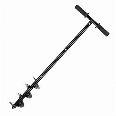 OmGoods - Dailygoody - Handmatige grondboor - Verstelbaar - Antislip handgreep - 60-85 cm - Spiraalboor voor de tuin - Planten van bomen - Ideaal voor hekpalen