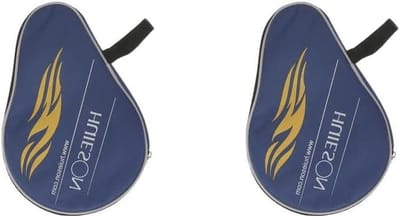 Tafeltennis Racket Tas - Ping Pong Houder - Sport Spel - Met Balvak - 30 x 20.5 cm - Blauw
